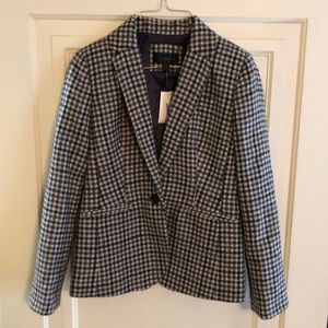 J. Crew Campbell Houndstooth Blazer Size 2P